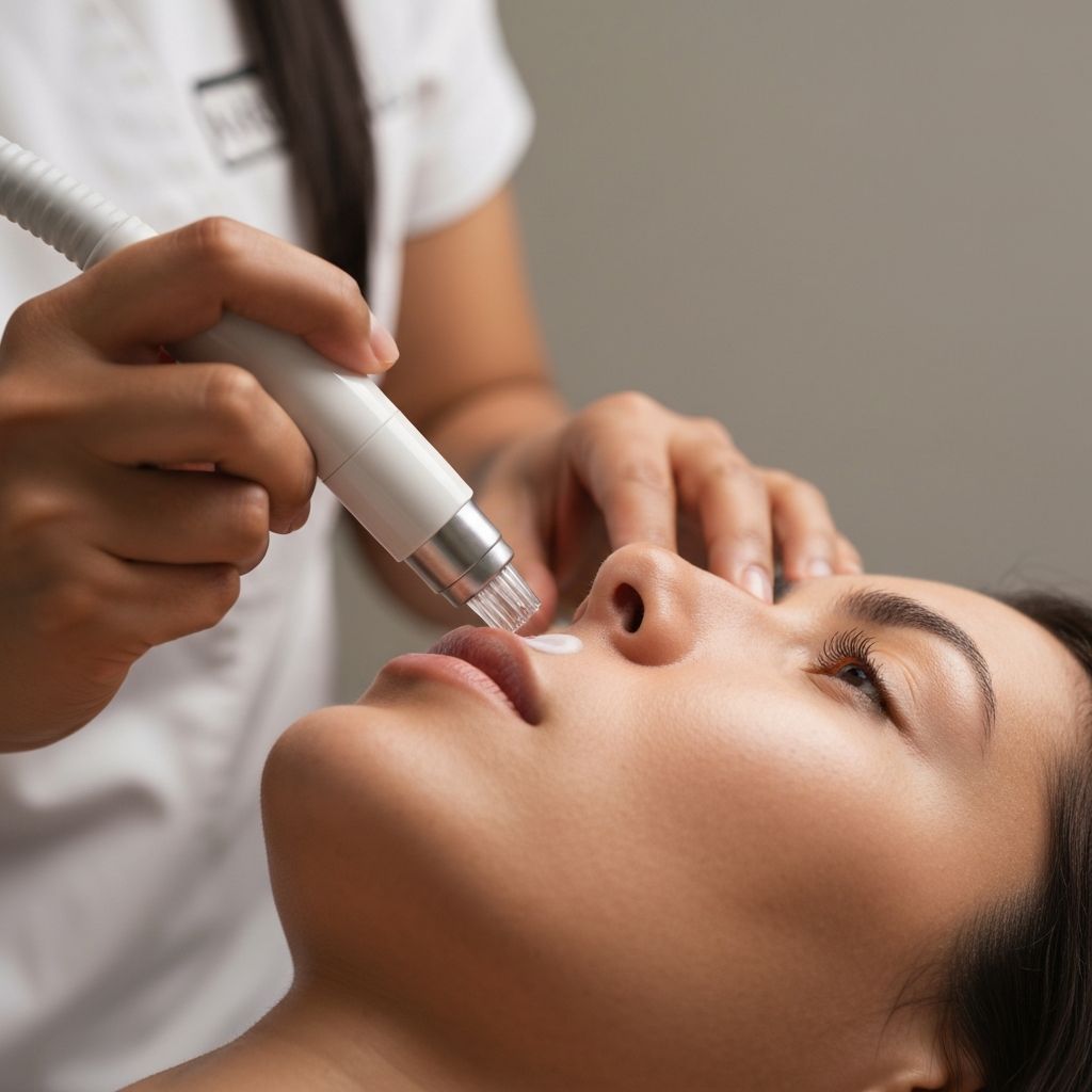 Microneedling procedure